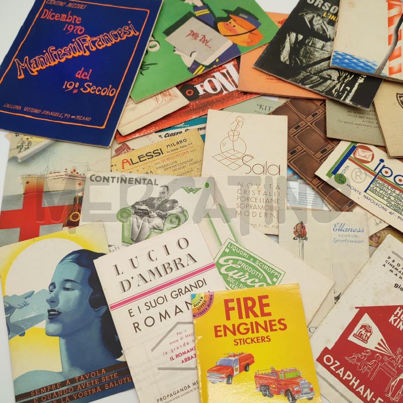 CARTOLINE LIBRETTI DEPLIANT PUBBLICITARI D'EPOCA LOTTO | Mercatino dell'Usato Corbetta 3