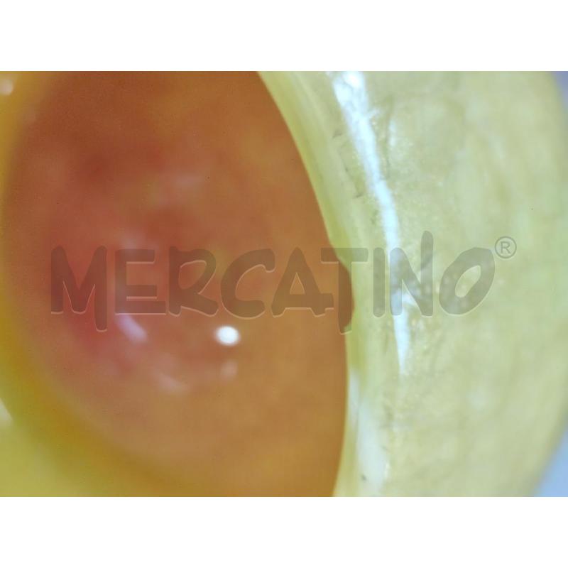 CENTROTAVOLA VETRO MURANO SFUMATO ARANCIO GIALLO | Mercatino dell'Usato Corbetta 5