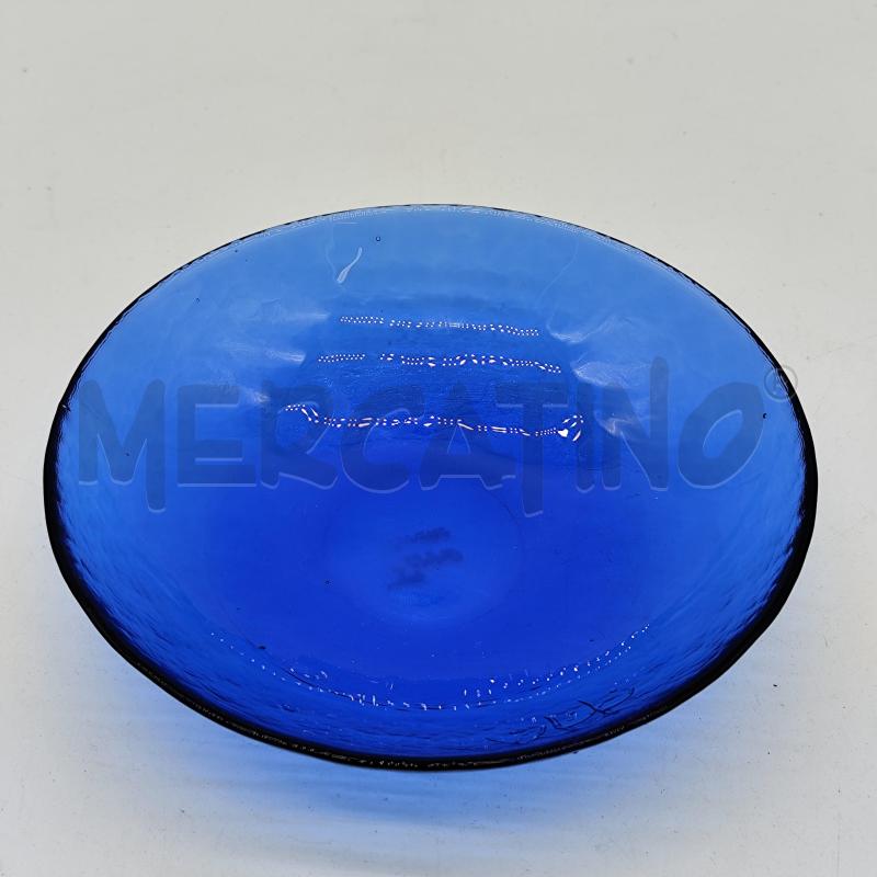 CIOTOLA FERRO MURANO BLU DISEGNO STILIZZATO | Mercatino dell'Usato Corbetta 1