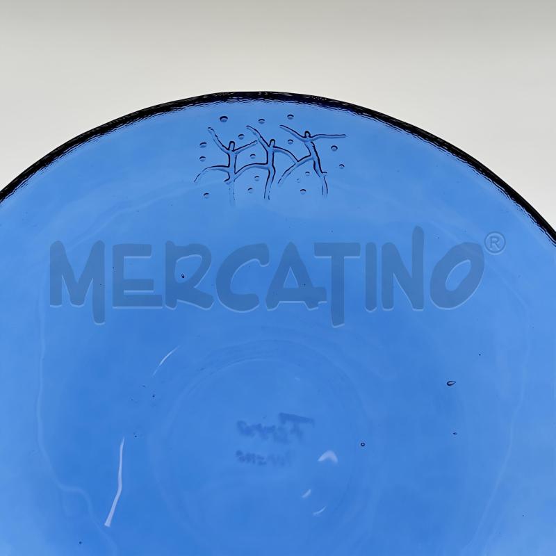 CIOTOLA FERRO MURANO BLU DISEGNO STILIZZATO | Mercatino dell'Usato Corbetta 3
