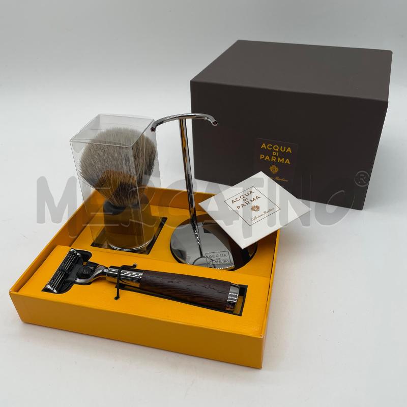 COFANETTO ACQUA DI PARMA COLLEZIONE BARBIERE RASOIO E PENNELLO | Mercatino dell'Usato Corbetta 1