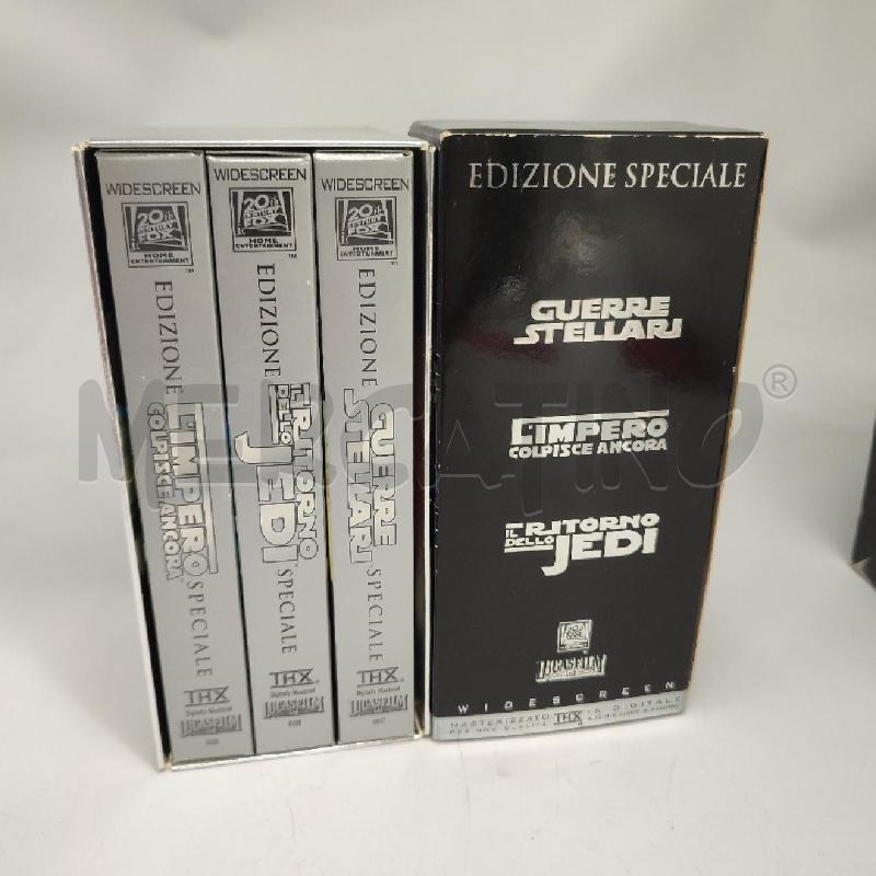 COFANETTO VHS TRILOGIA GUERRE STELLARI ED.SPECIALE | Mercatino dell'Usato Corbetta 1