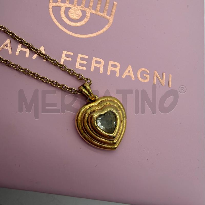 COLLANA CHIARA FERRAGNI CUORE STRASS CENTRO | Mercatino dell'Usato Corbetta 2