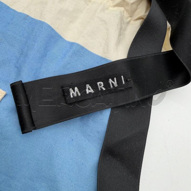 COLLANA MARNI RESINA BLU NASTRO NERO | Mercatino dell'Usato Corbetta 3