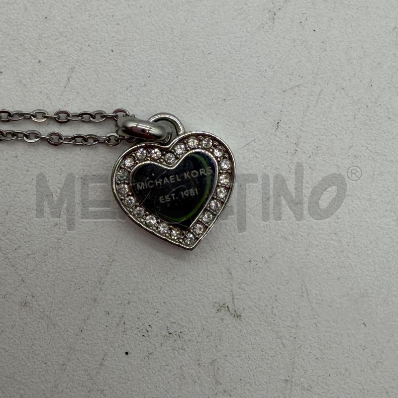 COLLANA MICHAEL KORS CATENELLA CUORE BORDO STRASS | Mercatino dell'Usato Corbetta 2