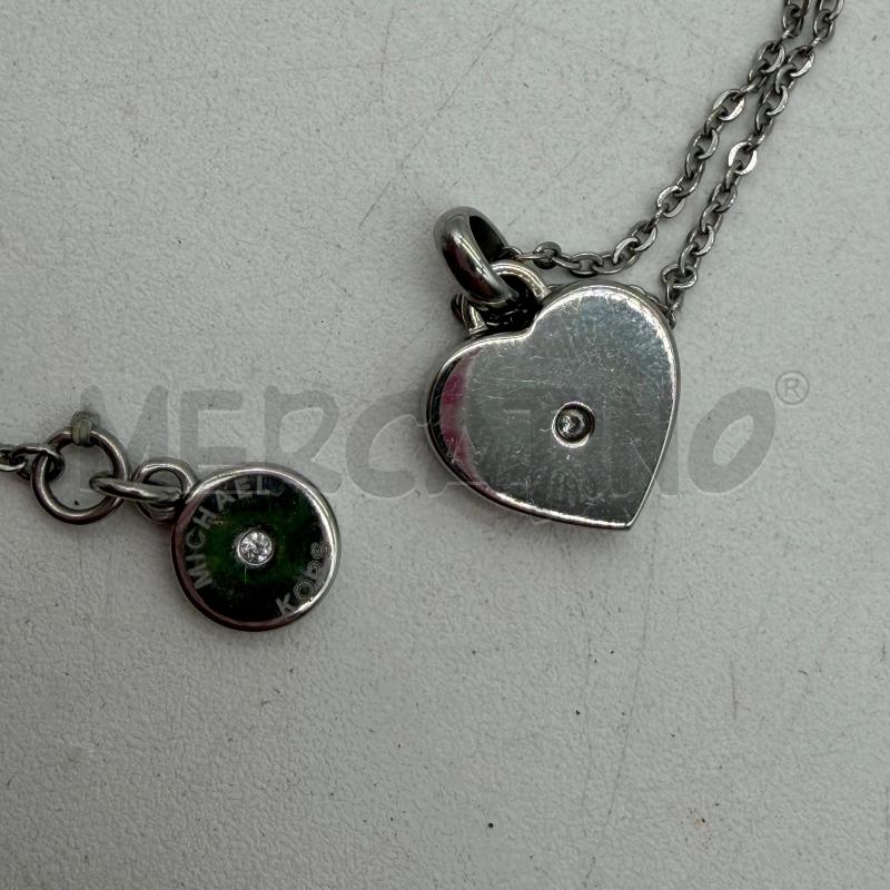 COLLANA MICHAEL KORS CATENELLA CUORE BORDO STRASS | Mercatino dell'Usato Corbetta 3