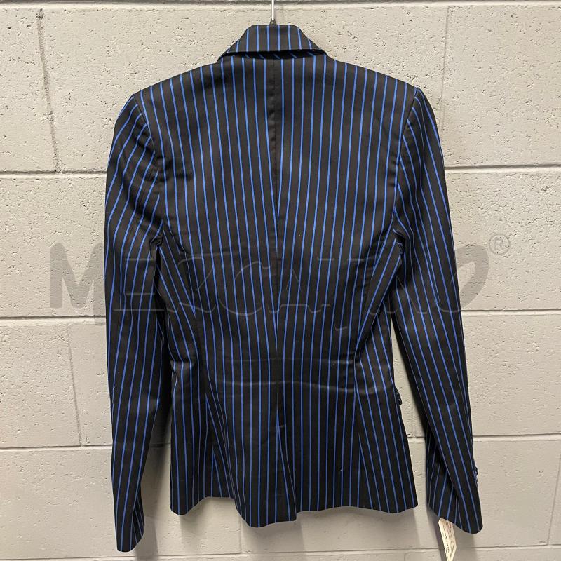 COMPLETO DONNA FLAVIO CASTELLANI NERO RIGHE BLU | Mercatino dell'Usato Corbetta 2