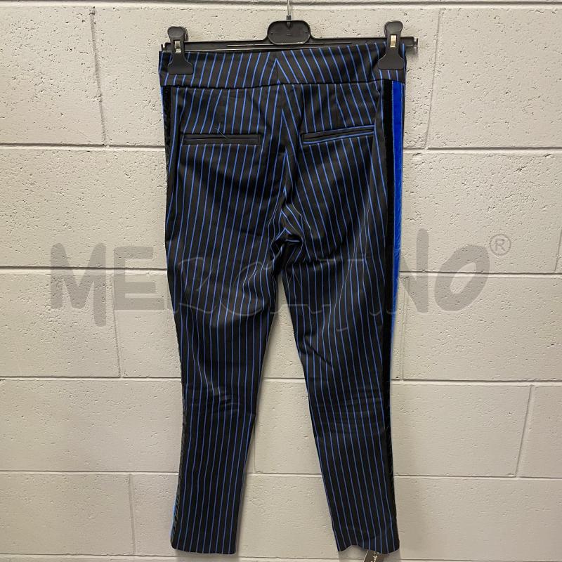 COMPLETO DONNA FLAVIO CASTELLANI NERO RIGHE BLU | Mercatino dell'Usato Corbetta 4
