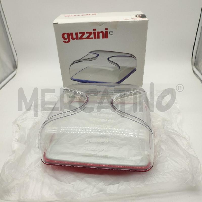 COPRIFORMAGGIO QUADRATO GUZZINI ROSSO ELISABETH VIDAL | Mercatino dell'Usato Corbetta 1