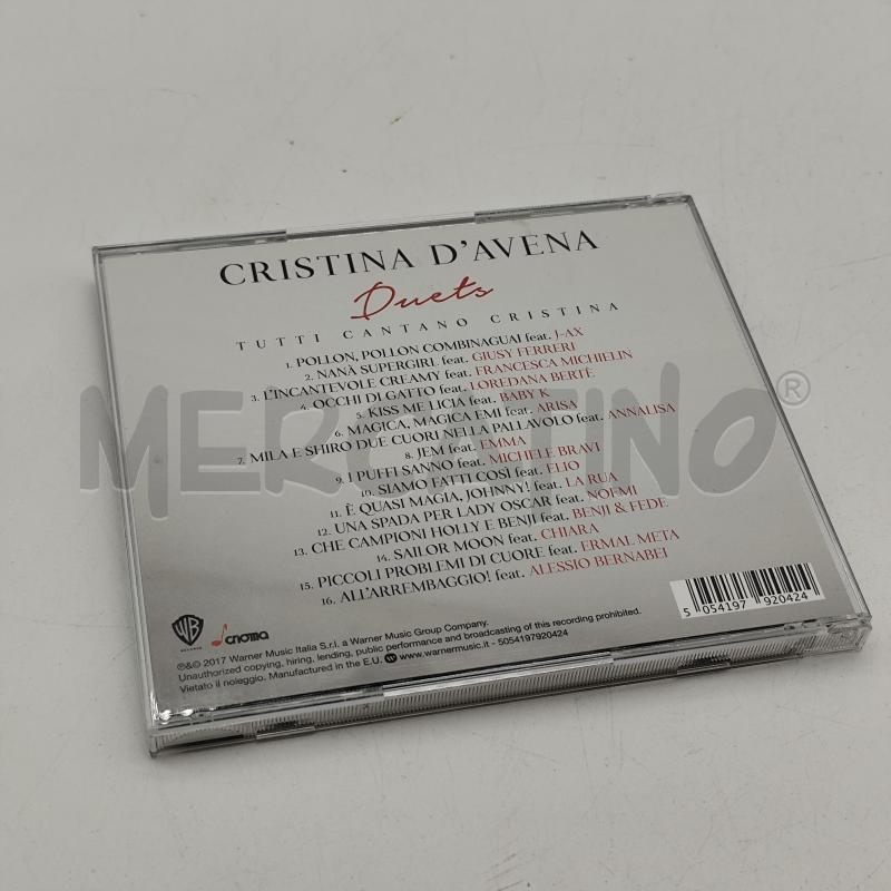 CRISTINA D'AVENA DUETS TUTTI CANTANO CRISTINA CD MUSICALE | Mercatino dell'Usato Corbetta 2