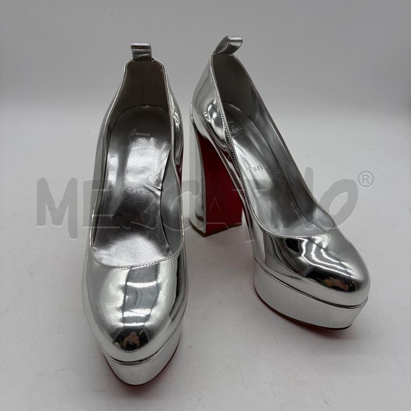 DECOLLETE CHRISTIAN LOUBOUTIN MOVIDASTRAP METALLIC PUMPS | Mercatino dell'Usato Corbetta 1