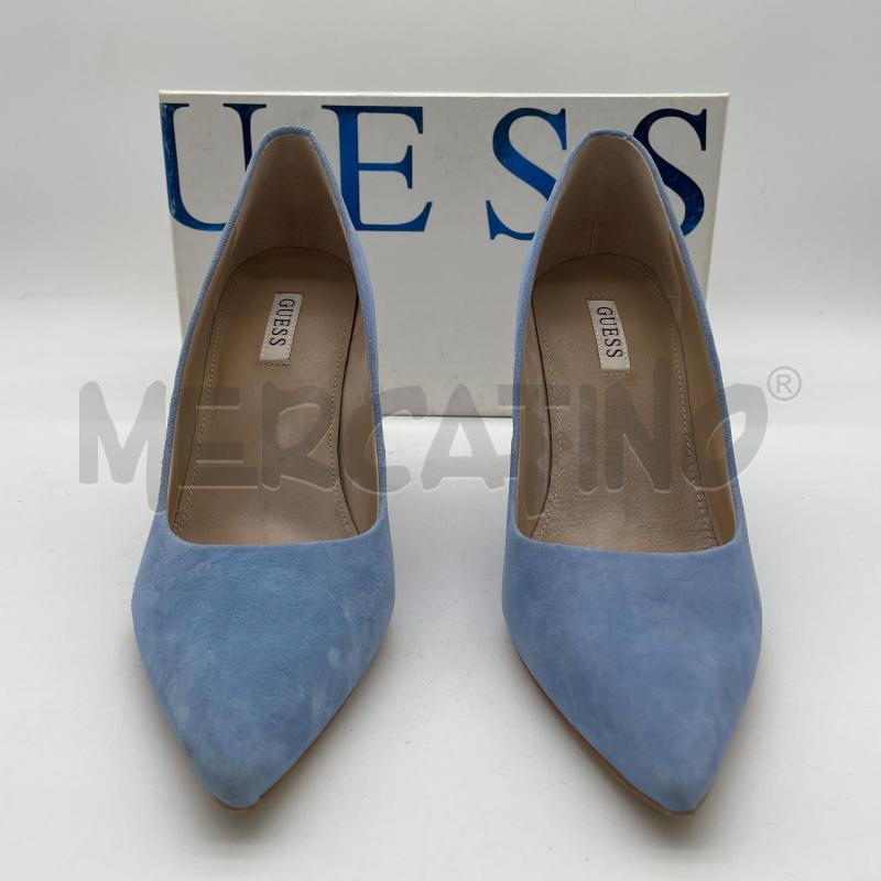 DECOLLETE GUESS AZZURRO SCAM PUNTA | Mercatino dell'Usato Corbetta 2