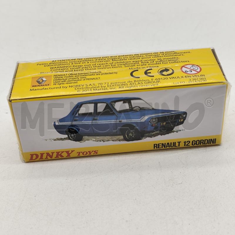 DINKY TOYS 1424 G RENAULT 12 GORDINI MODELLINO  | Mercatino dell'Usato Corbetta 1