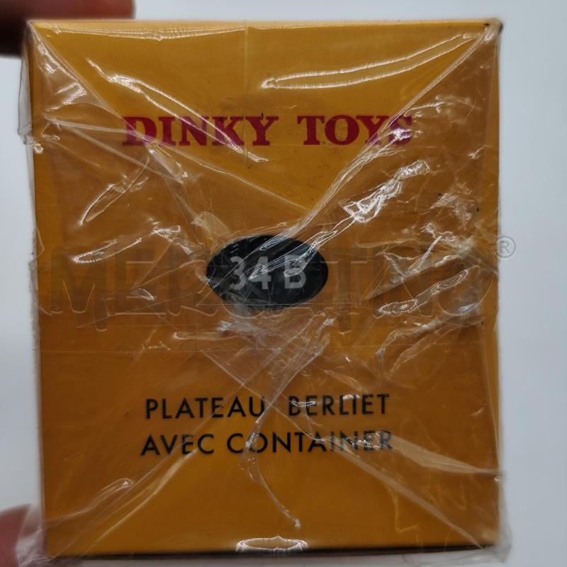 DINKY TOYS 34 B PLATEAU BERLIET AVEC CONTAINER MODELLINO  | Mercatino dell'Usato Corbetta 2