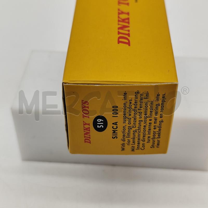 DINKY TOYS 519 SIMCA 1000 MODELLINO | Mercatino dell'Usato Corbetta 2