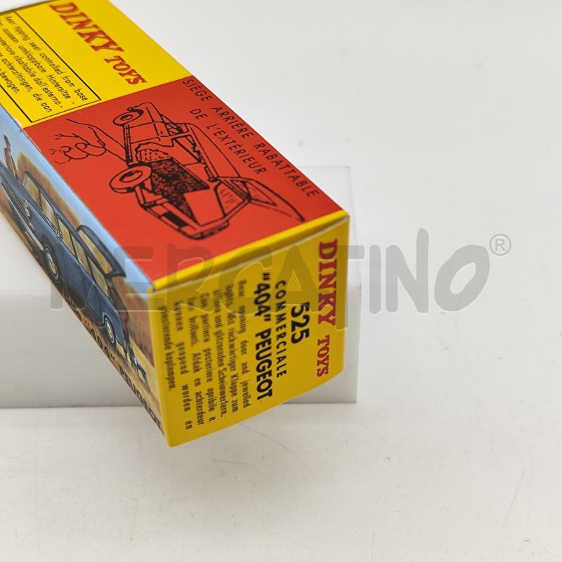 DINKY TOYS 525 PEUGEOT 404 COMMERCIALE MODELLINO  | Mercatino dell'Usato Corbetta 2