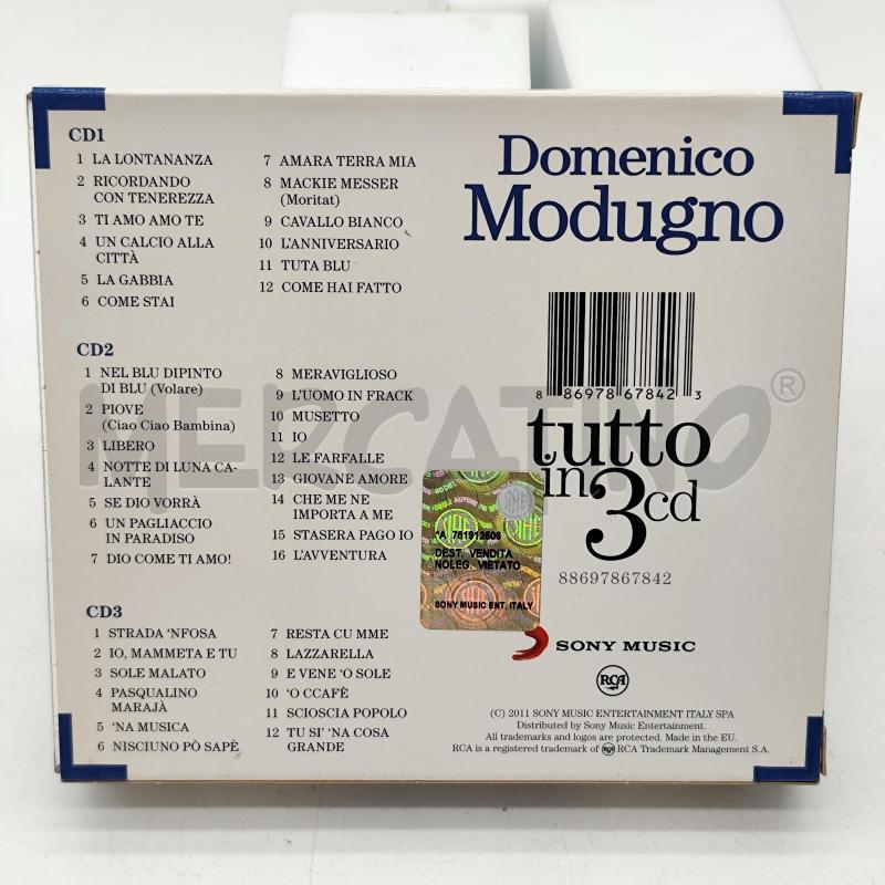 DOMENICO MODUGNO TUTTO IN 3 CD | Mercatino dell'Usato Corbetta 2