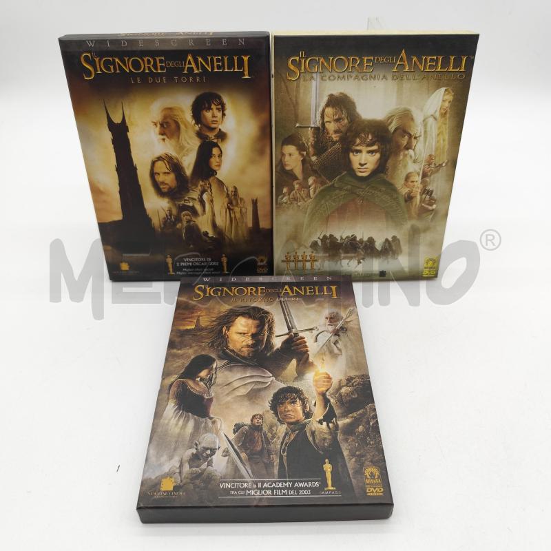 DVD IL SIGNORE DEGLI ANELLI SERIE COMPLETA 3 DVD | Mercatino dell'Usato Corbetta 1