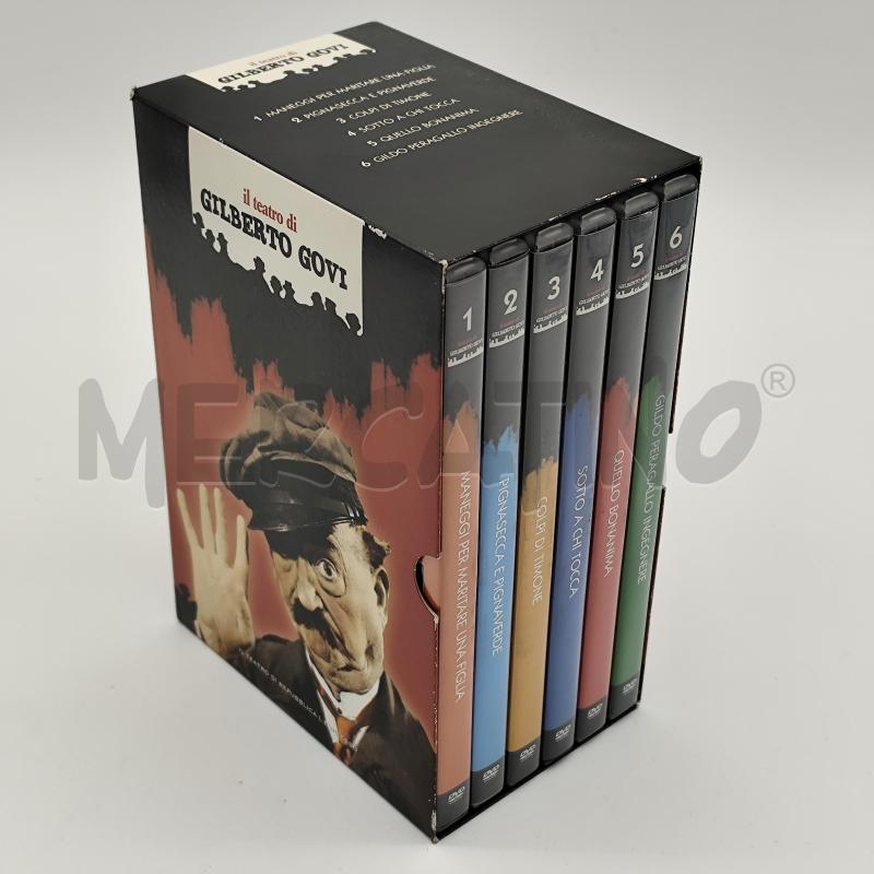 DVD IL TEATRO DI GILBERTO GOVI 6 DVD | Mercatino dell'Usato Corbetta 1
