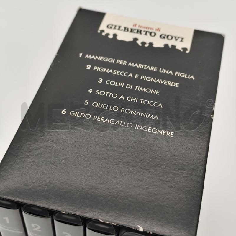 DVD IL TEATRO DI GILBERTO GOVI 6 DVD | Mercatino dell'Usato Corbetta 2