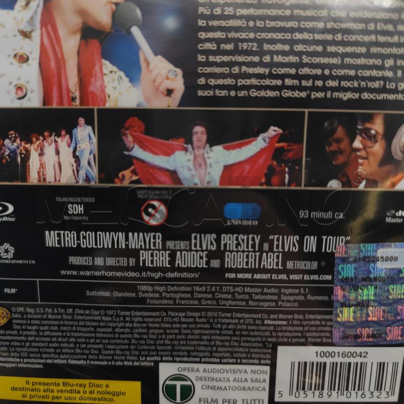 ELVIS PRESLEY ELVIS ON TOUR BLURAY | Mercatino dell'Usato Corbetta 2