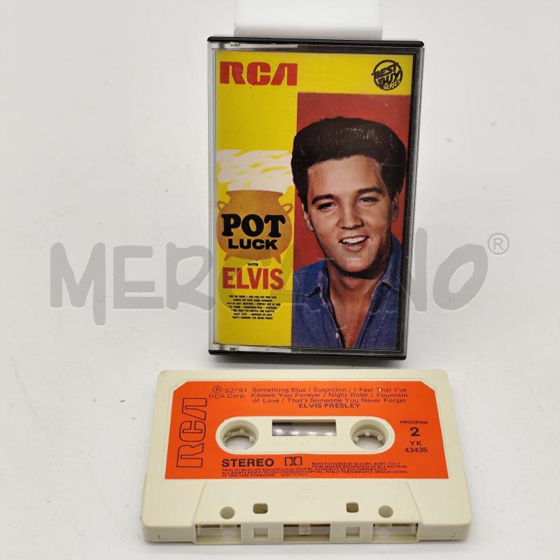ELVIS PRESLEY POT LUCK MUSICASSETTA  | Mercatino dell'Usato Corbetta 1