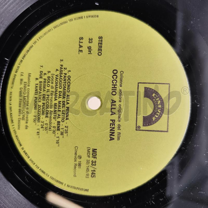 ENNIO MORRICONE - OCCHIO ALLA PENNA 33 LP | Mercatino dell'Usato Corbetta 3