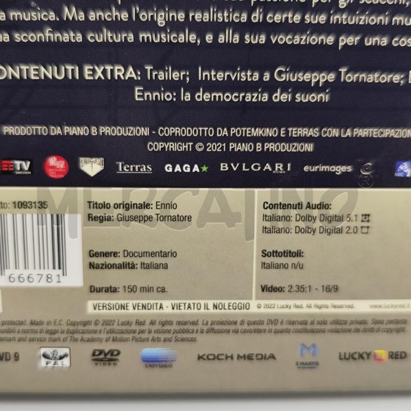 ENNIO THE MAESTRO LIMITED ED. DVD + BOOKLET  | Mercatino dell'Usato Corbetta 2