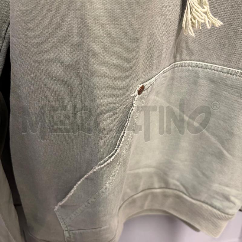 FELPA UOMO DIESEL VERDE DELAVE BORDI ROVINATI | Mercatino dell'Usato Corbetta 4