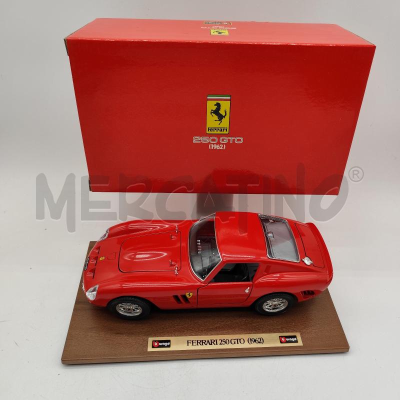 FERRARI 250 GTO 1962 BURAGO 3511 1/18 MODELLINO  | Mercatino dell'Usato Corbetta 1