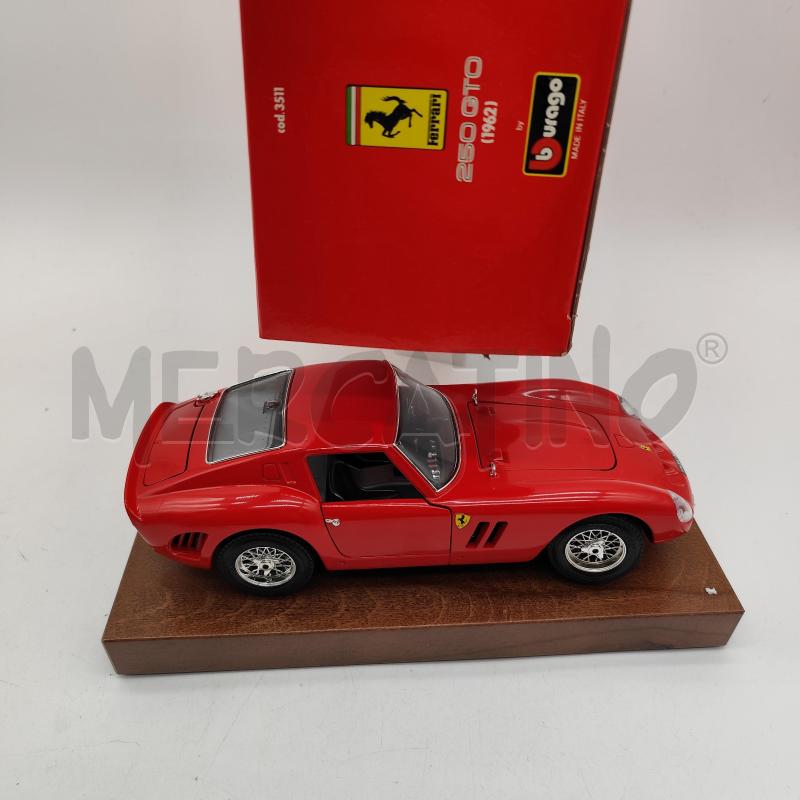 FERRARI 250 GTO 1962 BURAGO 3511 1/18 MODELLINO  | Mercatino dell'Usato Corbetta 3