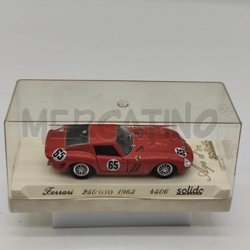 FERRARI 250 GTO 1963 4506 1/43 SOLIDO MODELLINO  | Mercatino dell'Usato Corbetta 1