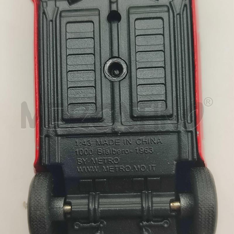 FIAT ABARTH 1000 BIALBERO 1963 METRO 1/43 MODELLINO  | Mercatino dell'Usato Corbetta 3