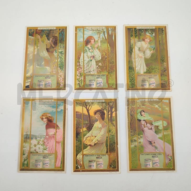 FIGURINE LIEBIG 1907 N 907 IN PRIMAVERA  | Mercatino dell'Usato Corbetta 1