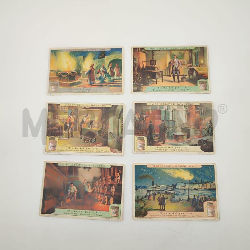 FIGURINE LIEBIG 1921 N 1118 STORIA DEL GAS | Mercatino dell'Usato Corbetta 1
