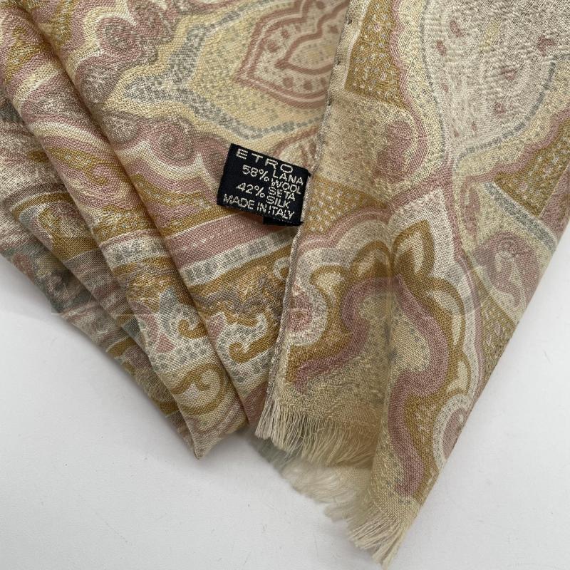 FOULARD ETRO FANT JAQUARD PANNA MISTO LANA/SETA | Mercatino dell'Usato Corbetta 1
