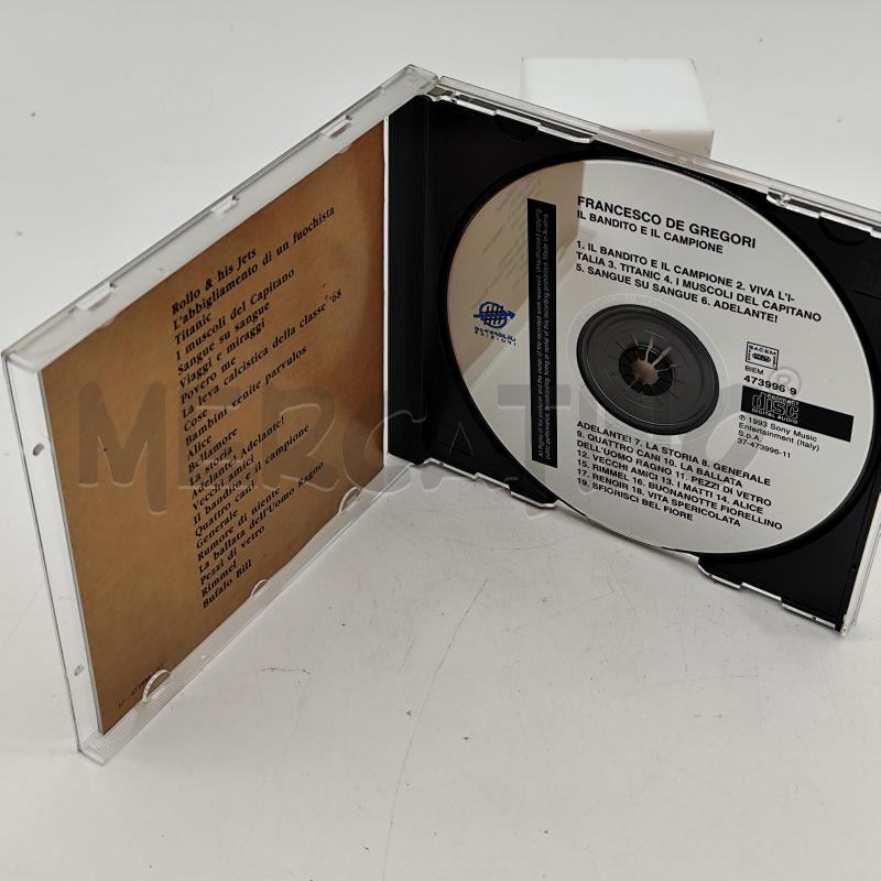 FRANCESCO DE GREGORI IL BANDITO E IL CAMPIONE CD MUSICALE | Mercatino dell'Usato Corbetta 3