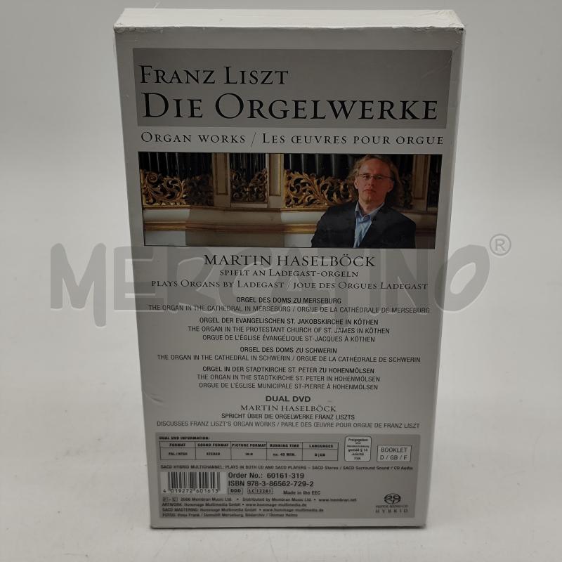 FRANZ LISZT, MARTIN HASELBÖCK - DIE ORGELWERKE 5 CD | Mercatino dell'Usato Corbetta 2