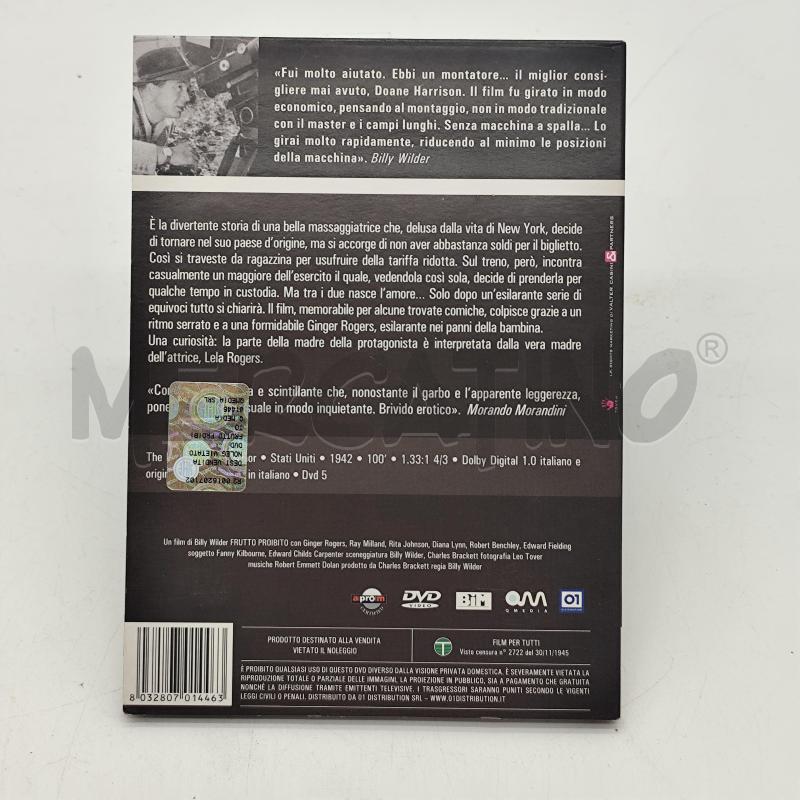 FRUTTO PRIBITO ED. RESTAURATA DI BILLY WILDER DVD  | Mercatino dell'Usato Corbetta 2