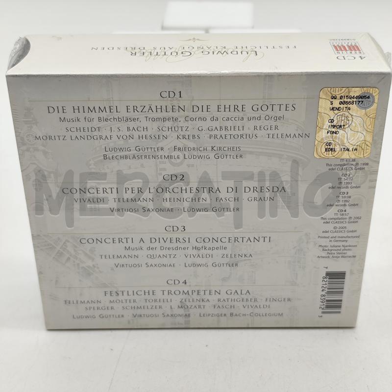 GÜTTLER LUDWIG  FESTLICHE KLÄNGE AUS DRESDEN 4 CD MUSICALI | Mercatino dell'Usato Corbetta 2