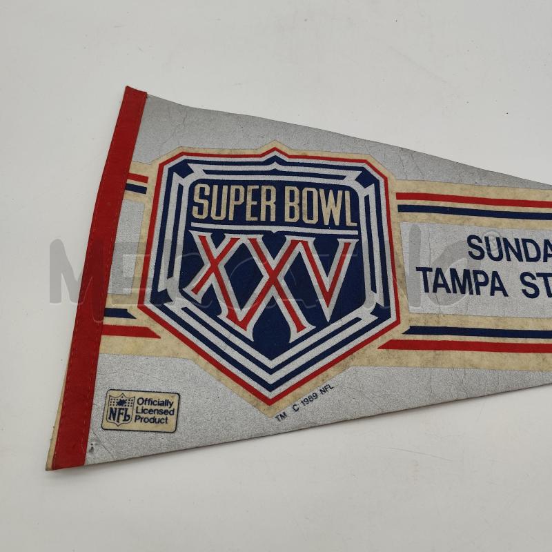 GAGLIARDETTO SUPER BOWL XXV 1991 TAMPA STADIUM FLORIDA | Mercatino dell'Usato Corbetta 2