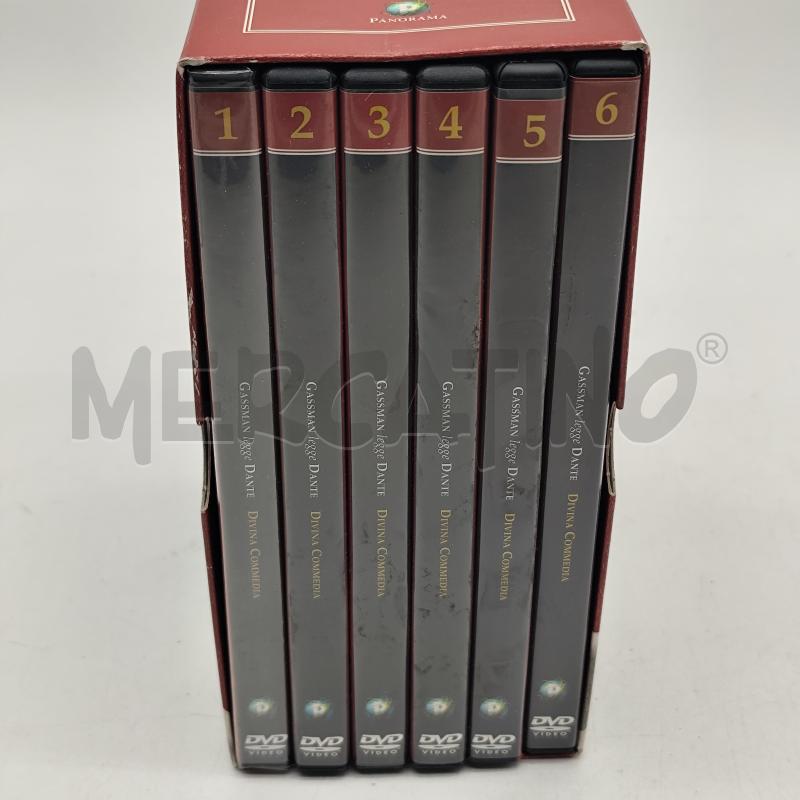 GASSMAN LEGGE DANTE DIVINA COMMEDIA BOX 6 DVD  | Mercatino dell'Usato Corbetta 2