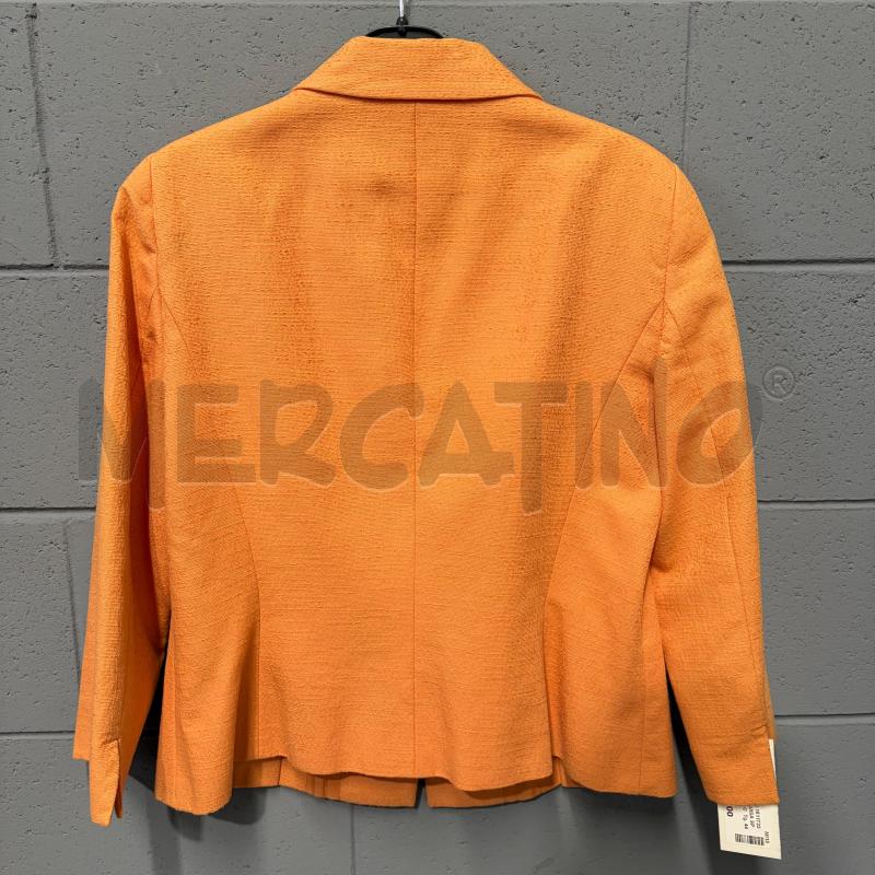 GIACCA DONNA LUISA SPAGNOLI ARANCIO COTONE TESS STRIATO | Mercatino dell'Usato Corbetta 3