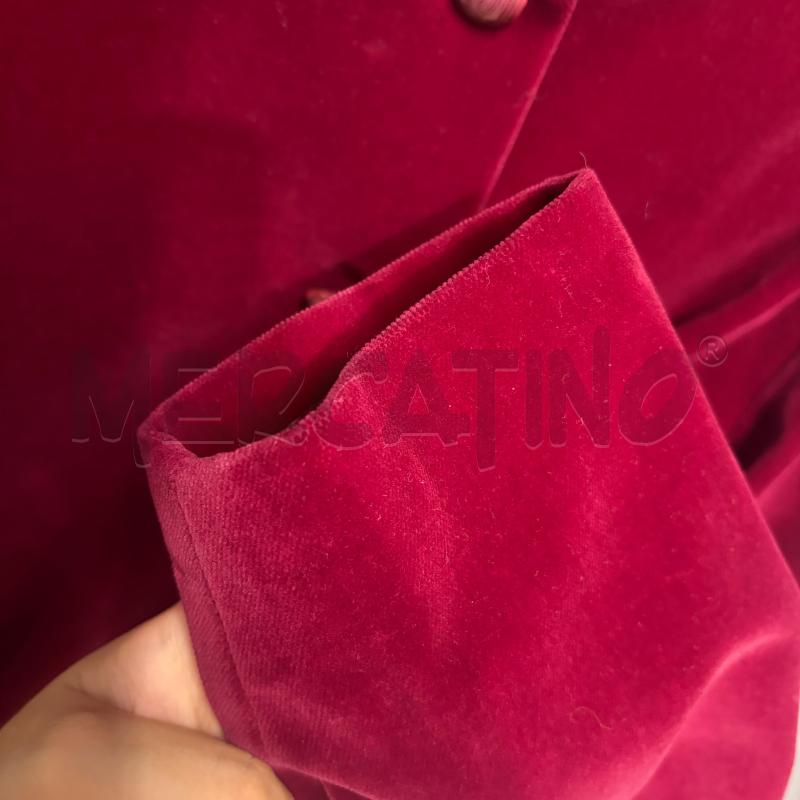 GIACCA DONNA LUISA SPAGNOLI BORDEAUX VELLUTO CROP | Mercatino dell'Usato Corbetta 3
