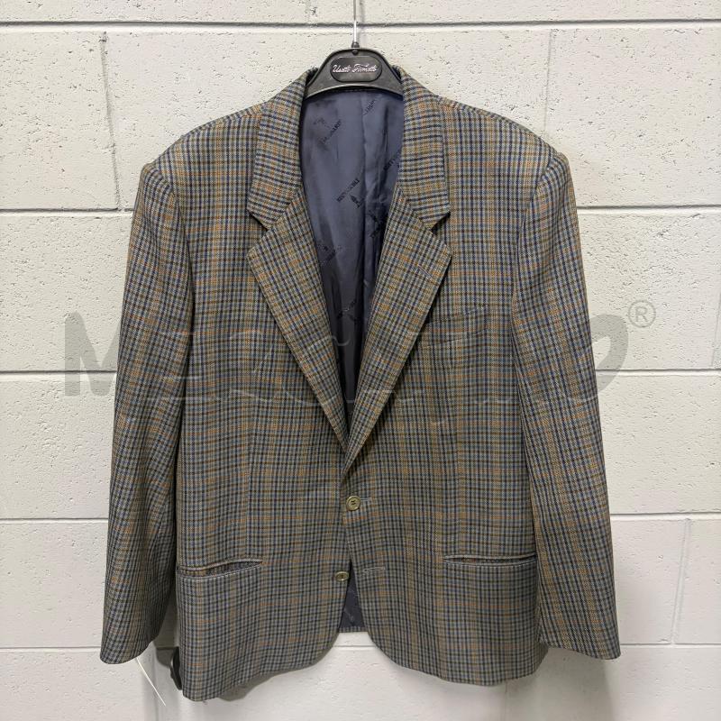 GIACCA UOMO TRUSSARDI SCOZZ GRIGIO/VERDE/BLU LANA | Mercatino dell'Usato Corbetta 1