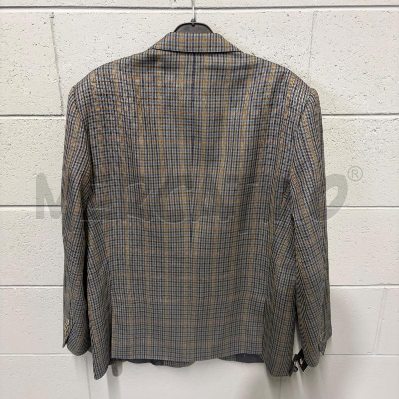 GIACCA UOMO TRUSSARDI SCOZZ GRIGIO/VERDE/BLU LANA | Mercatino dell'Usato Corbetta 4