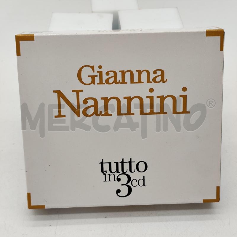 GIANNA NANNINI TUTTO IN 3 CD  | Mercatino dell'Usato Corbetta 1