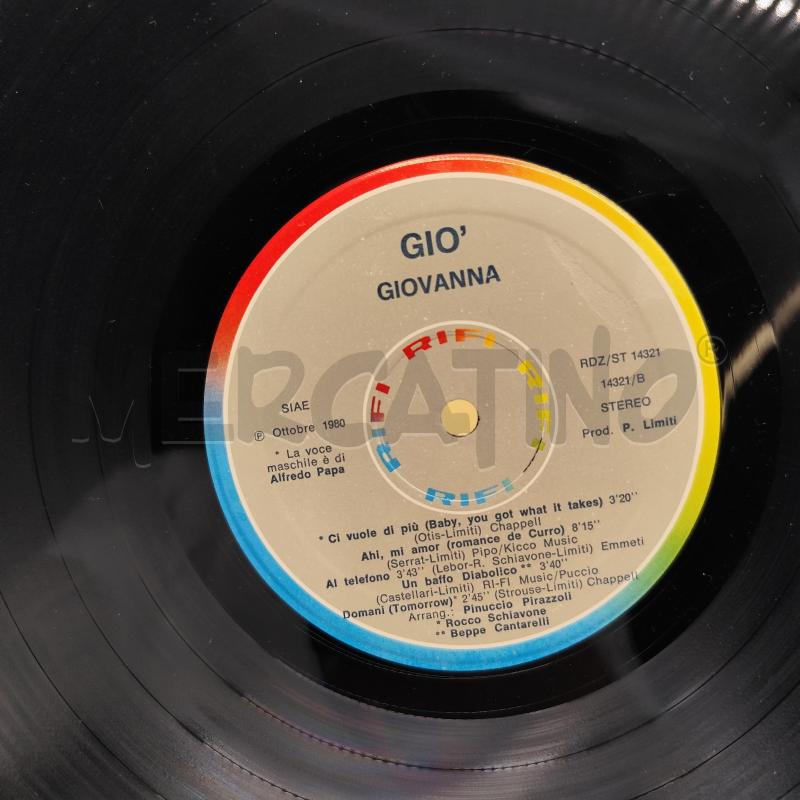 GIOVANNA NOCETTI GIO' 33 GIRI LP VINILE | Mercatino dell'Usato Corbetta 3