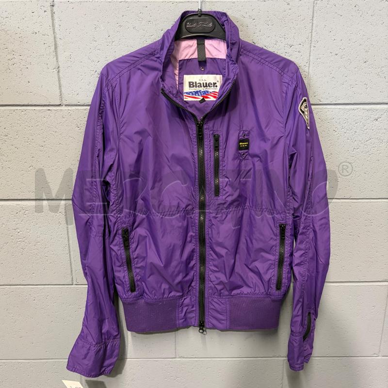 GIUBBINO DONNA BLAUER VIOLA ZIP NERE TOPPA | Mercatino dell'Usato Corbetta 1