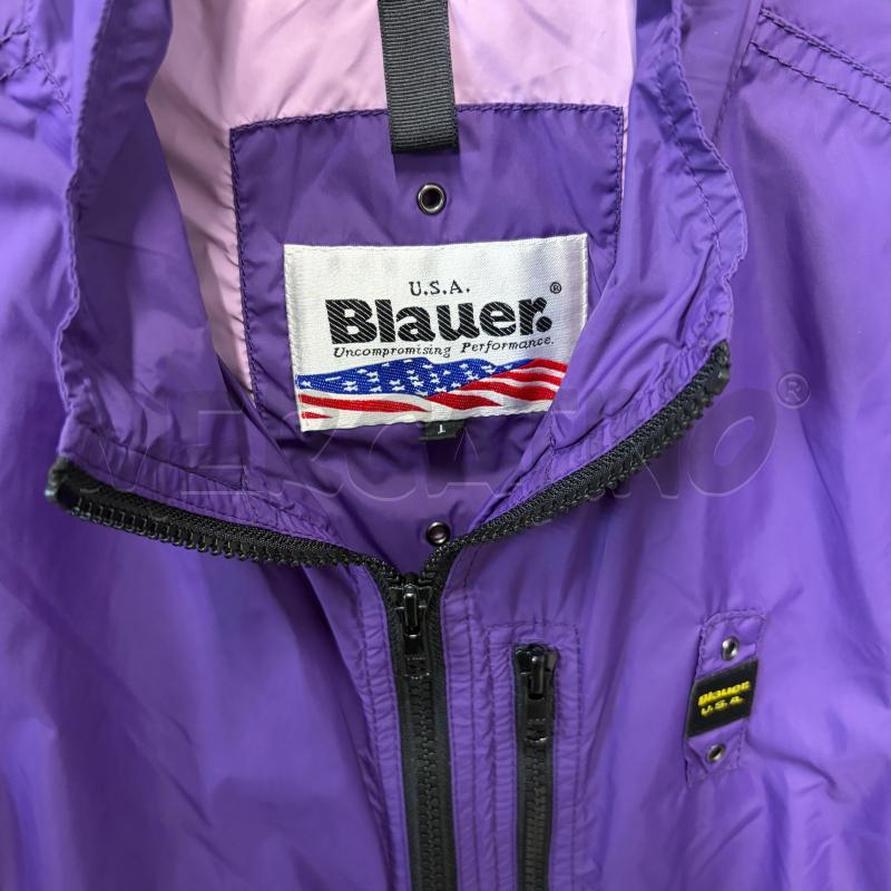 GIUBBINO DONNA BLAUER VIOLA ZIP NERE TOPPA | Mercatino dell'Usato Corbetta 2